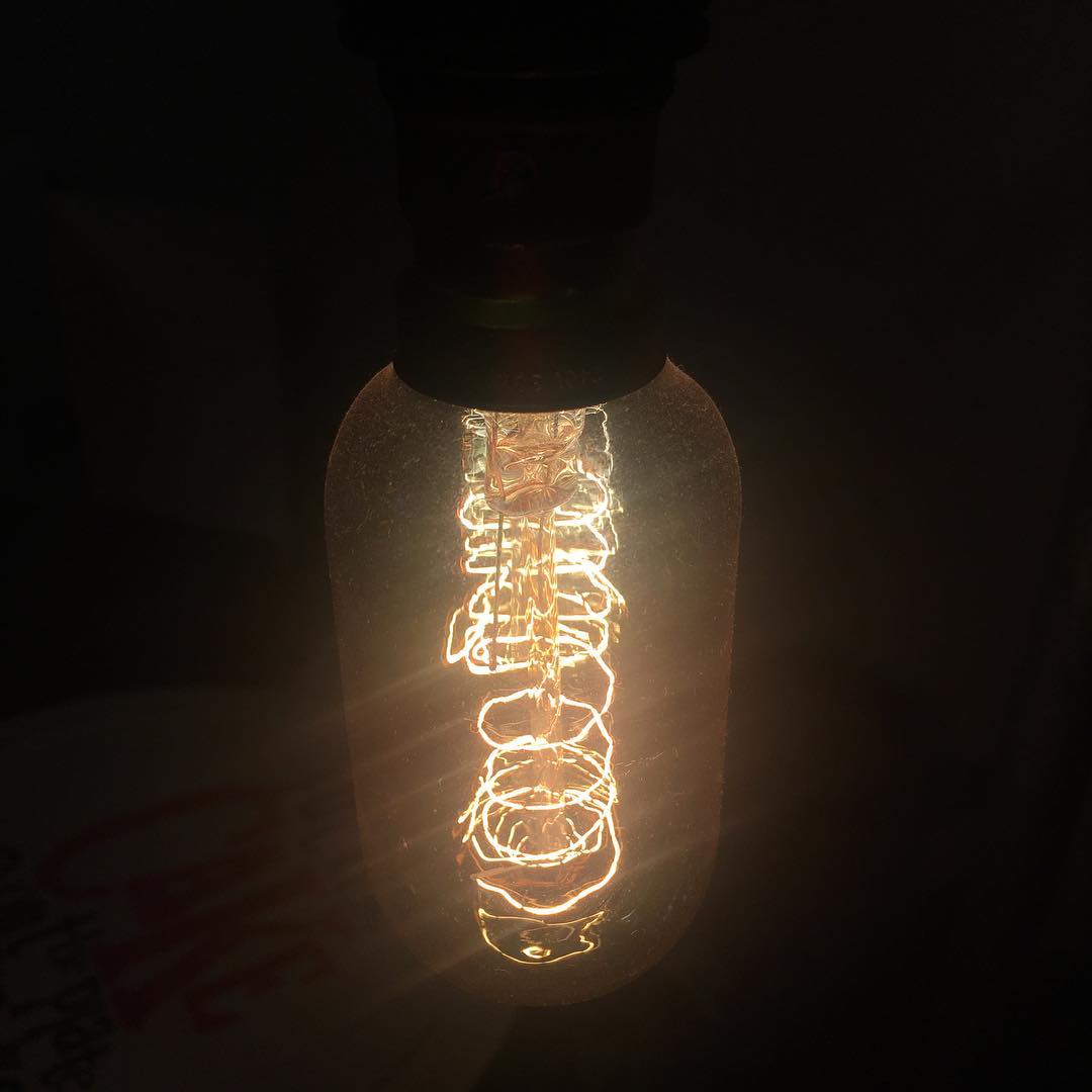 Bulb at a clients #nofilterneeded