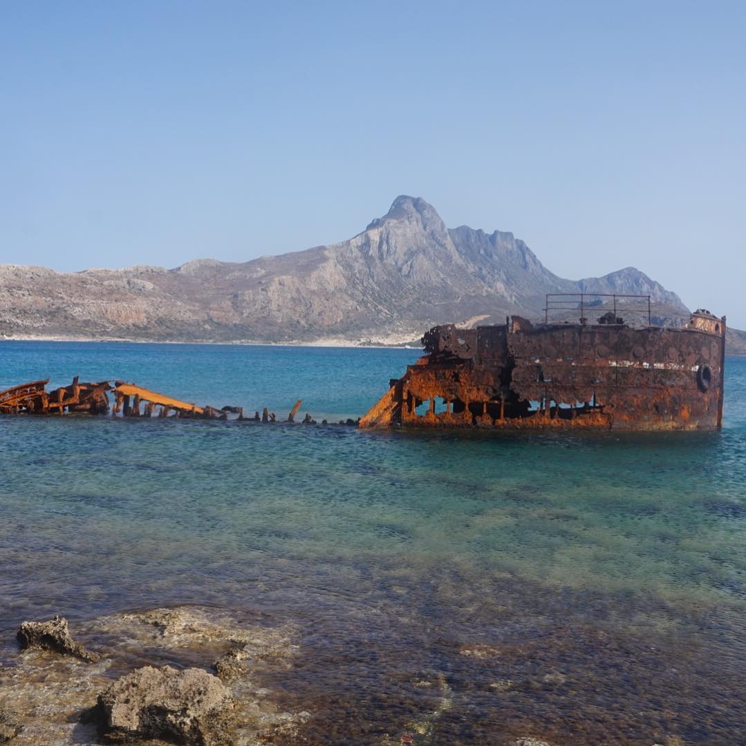 #boattrip #crete #balos #actualseacolour #wrecked #shipwreck