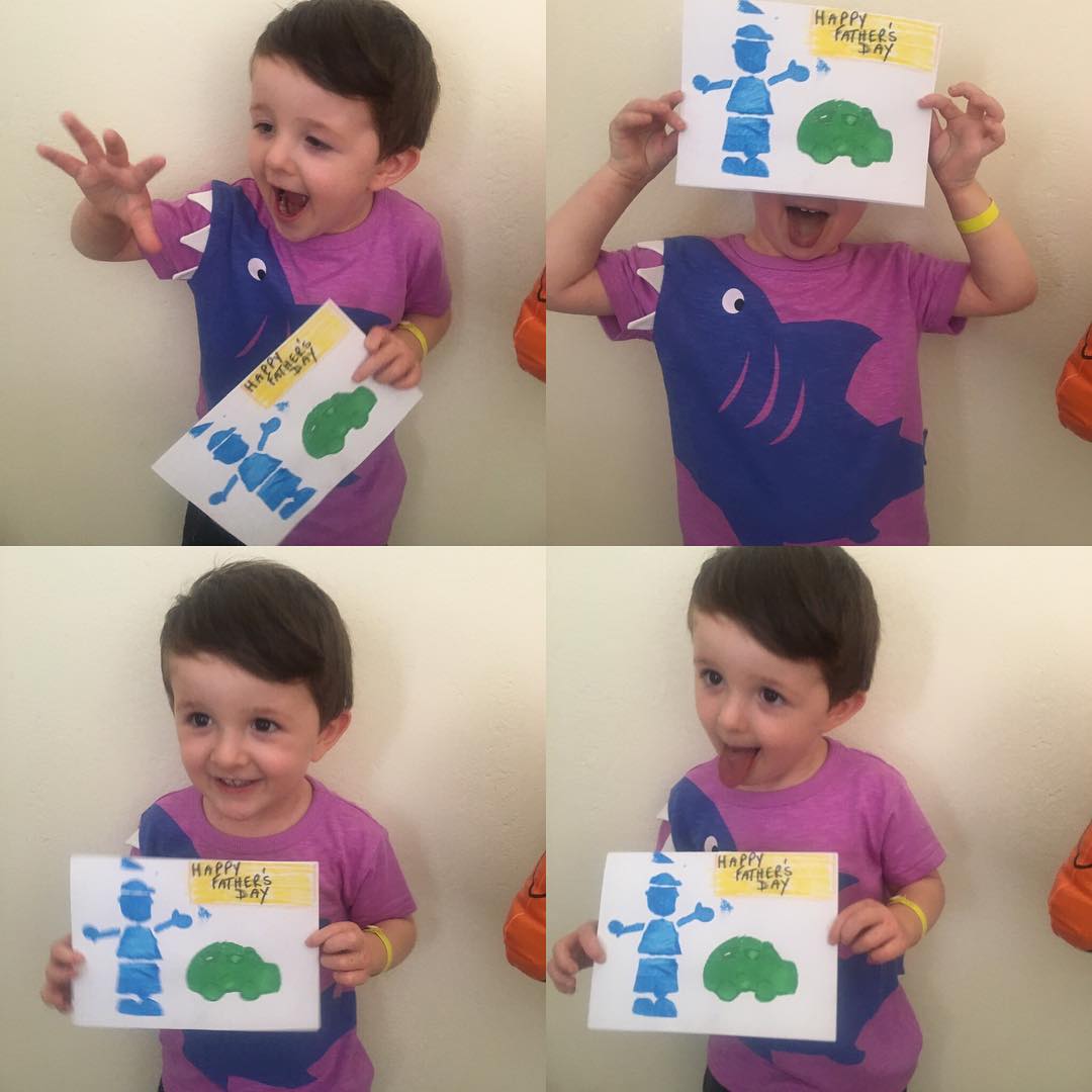 #happyfathersday #luckydad #cheekymonkey