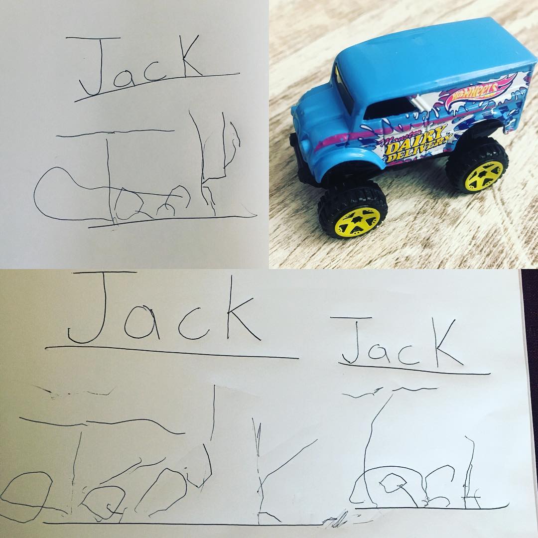 #jack #handwriting #practice #gettingthere #newhotwheel #hotwheel
